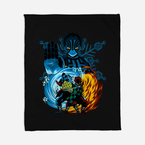 Upper 3 Battle-None-Fleece-Blanket-rmatix