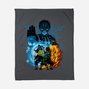 Upper 3 Battle-None-Fleece-Blanket-rmatix