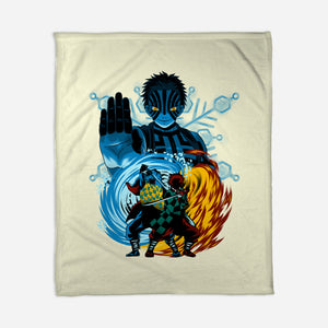 Upper 3 Battle-None-Fleece-Blanket-rmatix