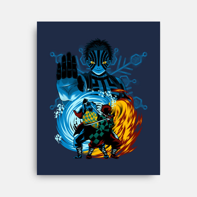 Upper 3 Battle-None-Stretched-Canvas-rmatix