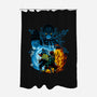 Upper 3 Battle-None-Polyester-Shower Curtain-rmatix