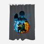 Upper 3 Battle-None-Polyester-Shower Curtain-rmatix