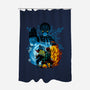 Upper 3 Battle-None-Polyester-Shower Curtain-rmatix