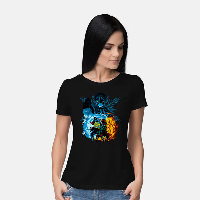 Upper 3 Battle-Womens-Basic-Tee-rmatix