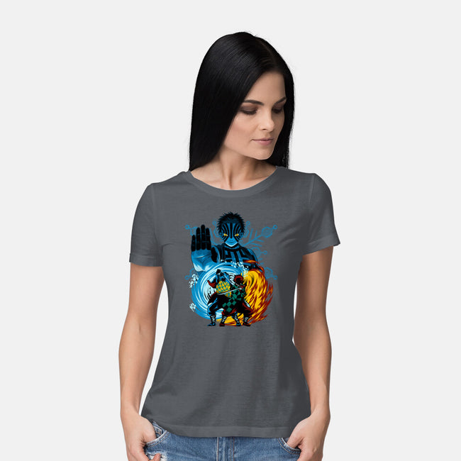 Upper 3 Battle-Womens-Basic-Tee-rmatix