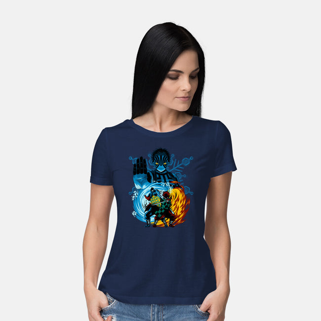 Upper 3 Battle-Womens-Basic-Tee-rmatix