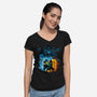 Upper 3 Battle-Womens-V-Neck-Tee-rmatix