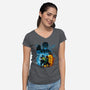 Upper 3 Battle-Womens-V-Neck-Tee-rmatix