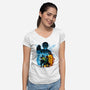 Upper 3 Battle-Womens-V-Neck-Tee-rmatix