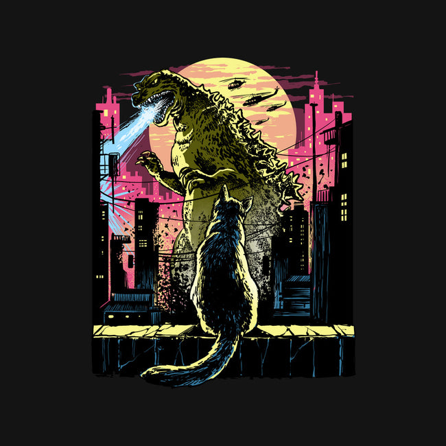 Watching The Kaiju-Youth-Crew Neck-Sweatshirt-zascanauta