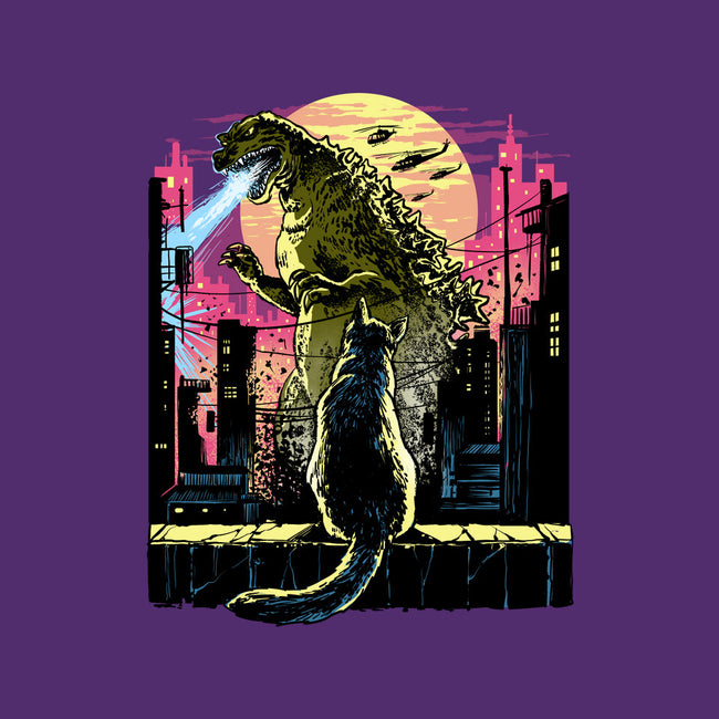 Watching The Kaiju-Mens-Basic-Tee-zascanauta
