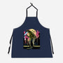 Watching The Kaiju-Unisex-Kitchen-Apron-zascanauta