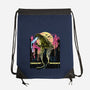 Watching The Kaiju-None-Drawstring-Bag-zascanauta