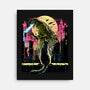 Watching The Kaiju-None-Stretched-Canvas-zascanauta
