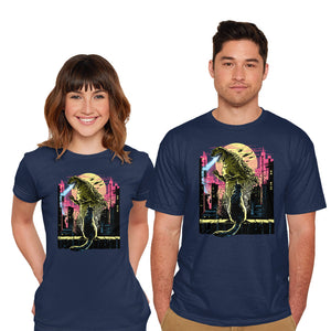 Watching The Kaiju-Mens-Basic-Tee-zascanauta