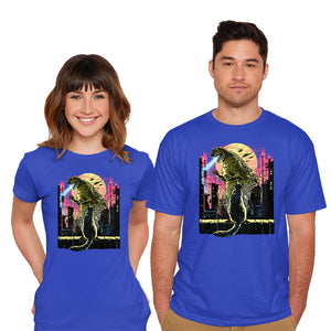 Watching The Kaiju-Mens-Basic-Tee-zascanauta