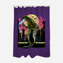 Watching The Kaiju-None-Polyester-Shower Curtain-zascanauta