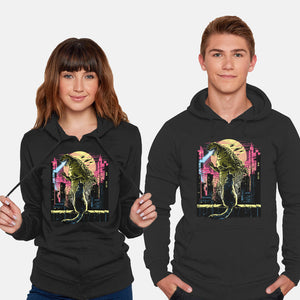 Watching The Kaiju-Unisex-Pullover-Sweatshirt-zascanauta