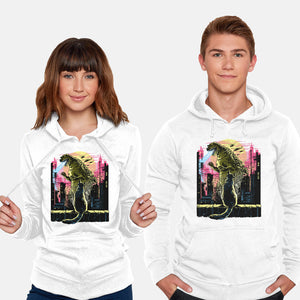 Watching The Kaiju-Unisex-Pullover-Sweatshirt-zascanauta