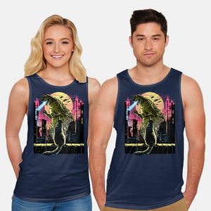 Watching The Kaiju-Unisex-Basic-Tank-zascanauta