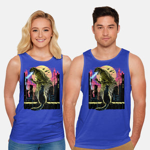 Watching The Kaiju-Unisex-Basic-Tank-zascanauta