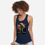 Watching The Kaiju-Womens-Racerback-Tank-zascanauta