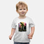 Watching The Kaiju-Baby-Basic-Tee-zascanauta