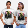 Watching The Kaiju-Unisex-Basic-Tee-zascanauta