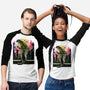 Watching The Kaiju-Unisex-Baseball-Tee-zascanauta