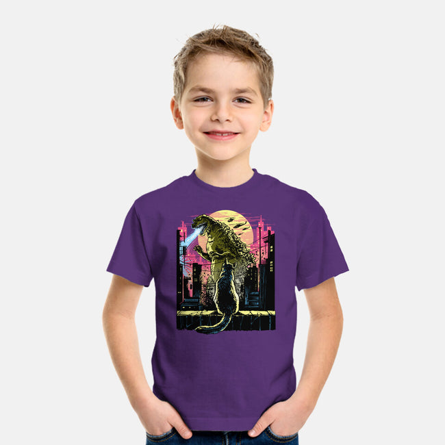 Watching The Kaiju-Youth-Basic-Tee-zascanauta