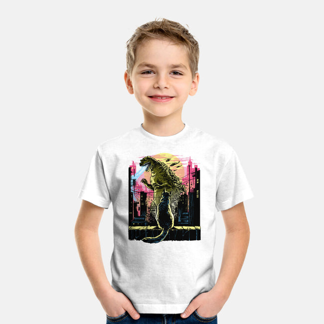 Watching The Kaiju-Youth-Basic-Tee-zascanauta