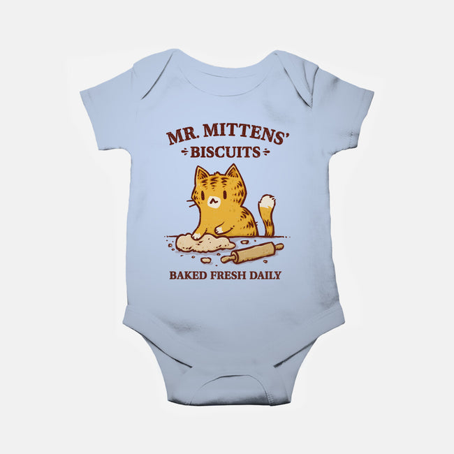 Mr. Mittens' Biscuits-Baby-Basic-Onesie-kg07
