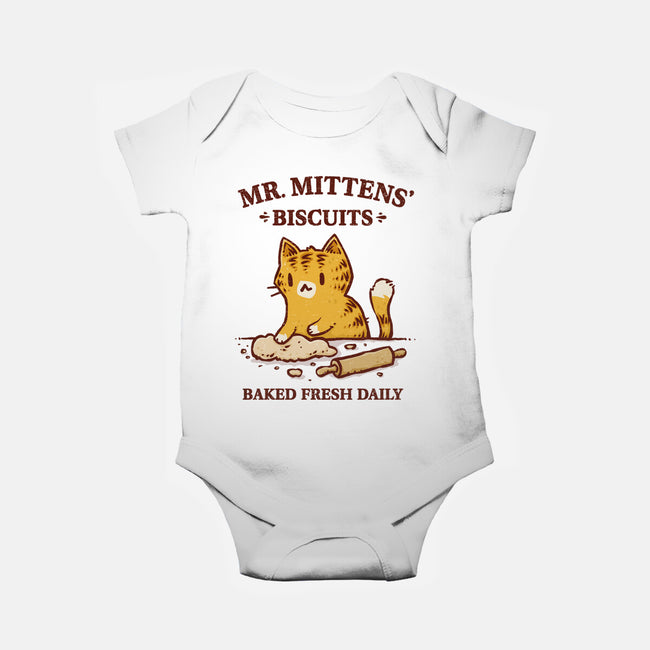 Mr. Mittens' Biscuits-Baby-Basic-Onesie-kg07