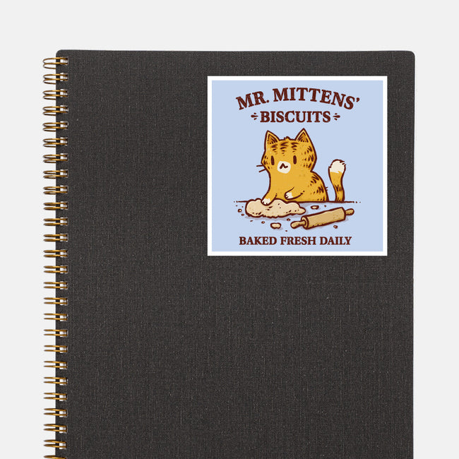 Mr. Mittens' Biscuits-None-Glossy-Sticker-kg07