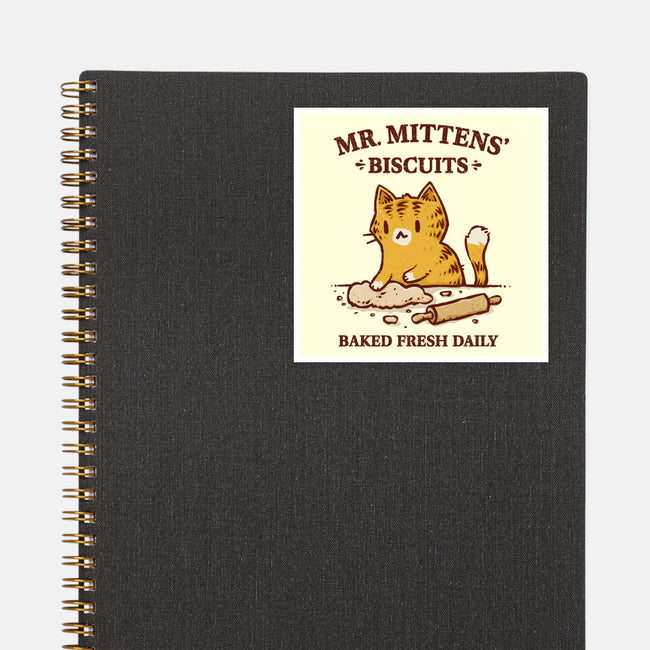 Mr. Mittens' Biscuits-None-Glossy-Sticker-kg07