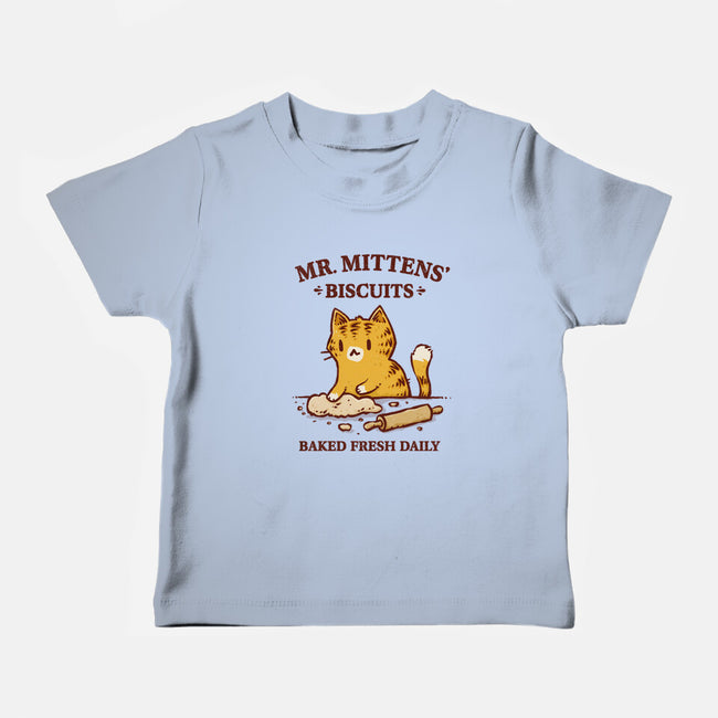 Mr. Mittens' Biscuits-Baby-Basic-Tee-kg07
