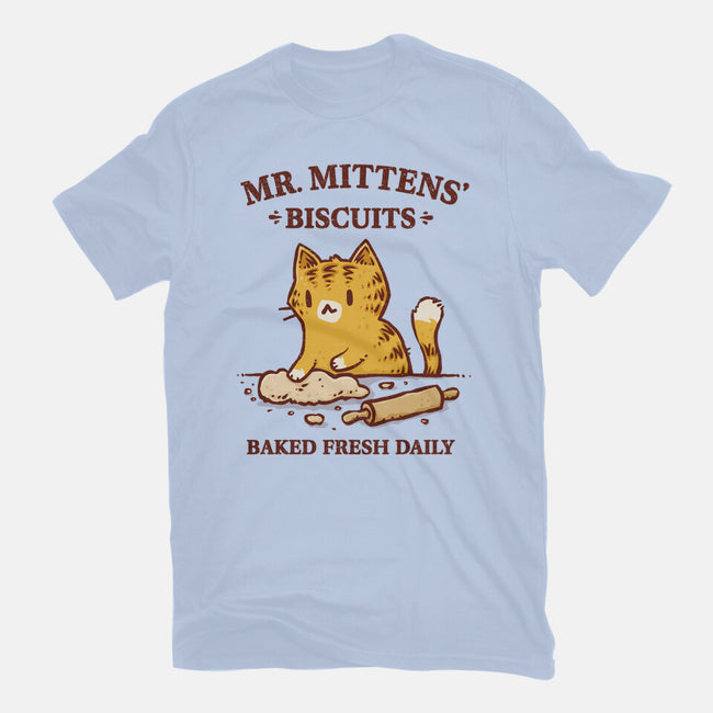 Mr. Mittens' Biscuits-Mens-Basic-Tee-kg07