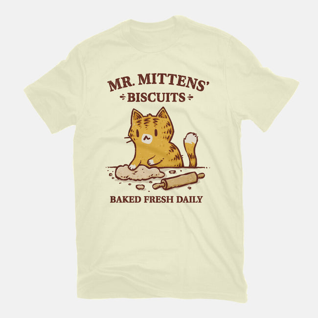 Mr. Mittens' Biscuits-Mens-Basic-Tee-kg07