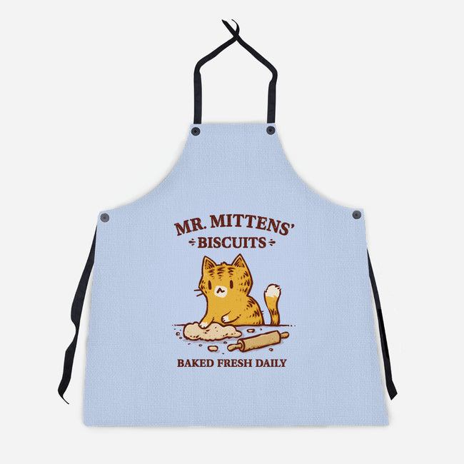 Mr. Mittens' Biscuits-Unisex-Kitchen-Apron-kg07