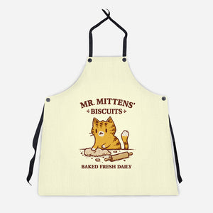 Mr. Mittens' Biscuits-Unisex-Kitchen-Apron-kg07
