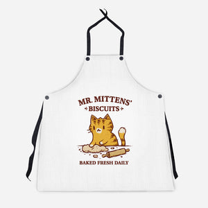 Mr. Mittens' Biscuits-Unisex-Kitchen-Apron-kg07
