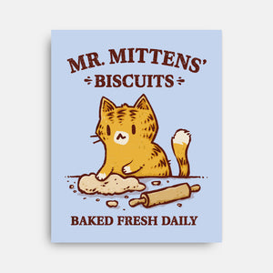 Mr. Mittens' Biscuits-None-Stretched-Canvas-kg07