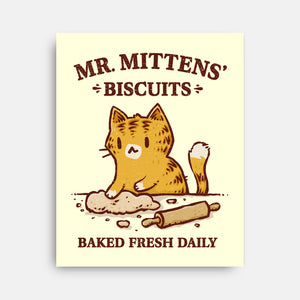 Mr. Mittens' Biscuits-None-Stretched-Canvas-kg07