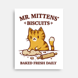 Mr. Mittens' Biscuits-None-Stretched-Canvas-kg07