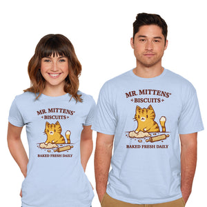 Mr. Mittens' Biscuits-Mens-Basic-Tee-kg07