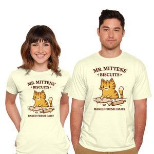 Mr. Mittens' Biscuits-Mens-Basic-Tee-kg07
