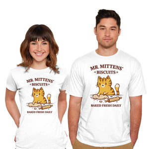 Mr. Mittens' Biscuits-Mens-Basic-Tee-kg07