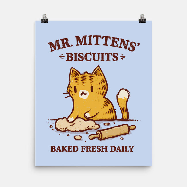 Mr. Mittens' Biscuits-None-Matte-Poster-kg07