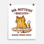 Mr. Mittens' Biscuits-None-Matte-Poster-kg07