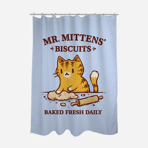 Mr. Mittens' Biscuits-None-Polyester-Shower Curtain-kg07